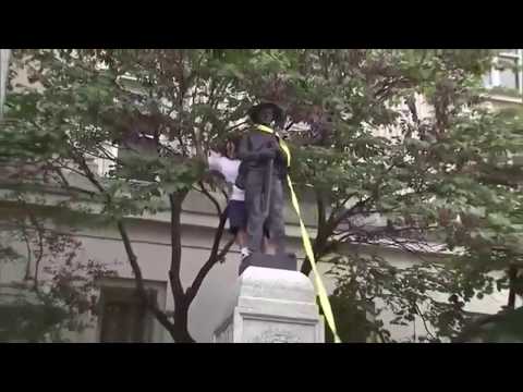Takiyah Thompson Brings Down Confederate Statue! Man Down August 14, 2017