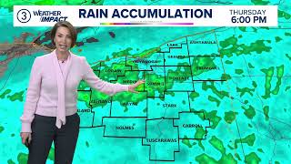 Northeast Ohio weather forecast: Surge in temps continues with rain