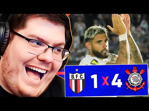 CASIMIRO REAGE A CORINTHIANS 4X1 BOTAFOGO SP - MELHORES MOMENTOS  #casimiro