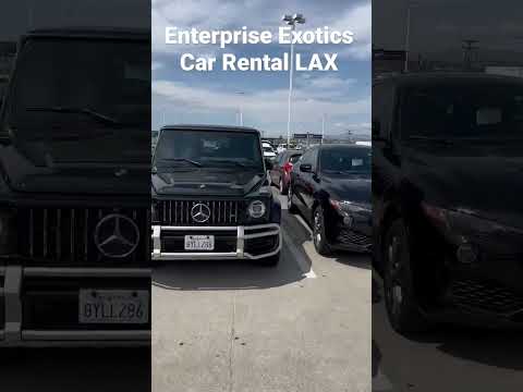 Enterprise Aluguel de carro exótico LAX Porsche Mercedes AMG Range Rover BMW Maserati Aeroporto de Los Angeles