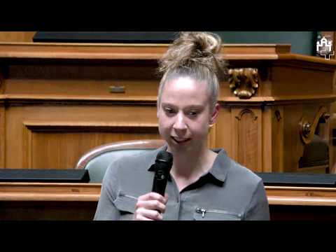 Internationaler Frauentag 2019 im Parlamentsgebäude: Caroline Abbé