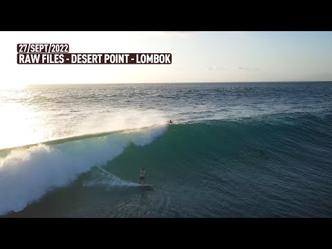 Empty Desert Point Lineup -  South Swell - Long Open walls - Lombok - RAWFILES - 27/SEPT/2022 4K