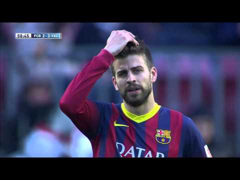 Gol de Alcácer (2-3) en el FC Barcelona - Valencia CF - HD