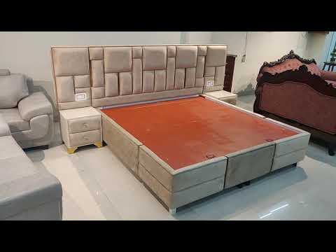 Amaltas Signature Double Bed with Side Tables and Box Storage - photo 2