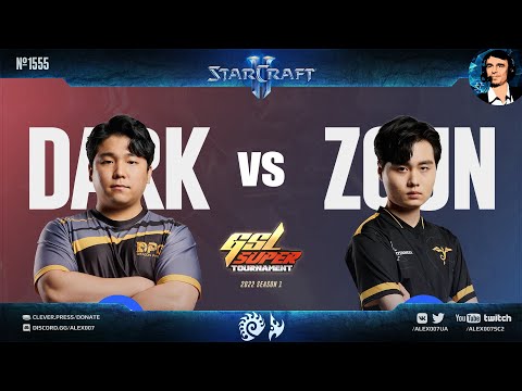 ПОЛНЫЙ АБСУРД в полуфинале Zoun - Dark | 2022 GSL Super Tournament #1 Ro4 - Корейский StarCraft II
