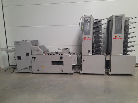 Horizon used booklet maker MC-80a MC-80m SPF-10II FC-10II - LA-POSTPRESS - #22847
