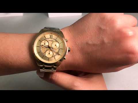 BREEZE Luxade Gold Stainless Steel Chronograph 212061.2 - E-oro.gr