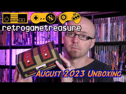 Retro Game Treasure - August 2023 Unboxing