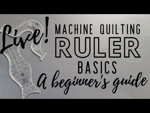 Machine Quilting with Rulers - The Beginner Basics