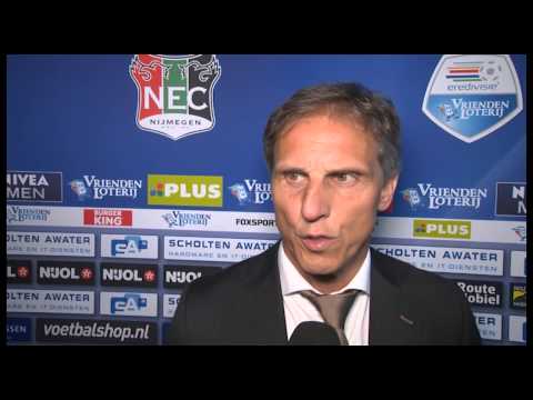 Reactie Anton Janssen na afloop van N.E.C. - FC Twente