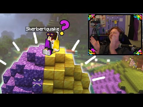 Quixis being a menace to Sherbert in minecraft