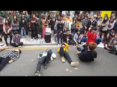 171022 Sparky - 스파키 ⚡ 'Everybody' SHINee 홍대 버스킹, 댄스팀, Hongdae dance team