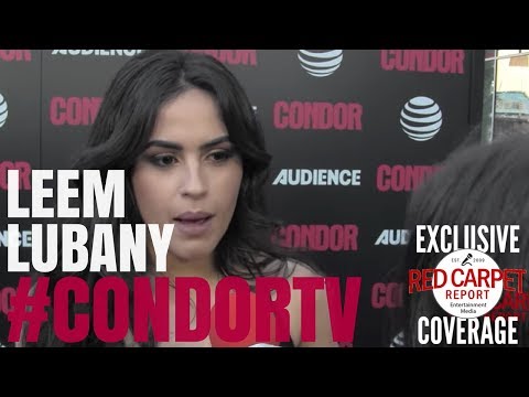 Leem Lubany interviewed at premiere of #CondorTV spy thriller on #AUDIENCEnetwork #NowStreaming