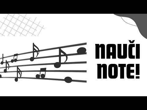 U ovom videu naučićeš imena nota, violinski ključ, linijski sistem i pisanje nota! | Škola klavira