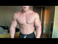 Incredibly massive Ivan flexes his biceps