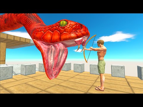 Who will destroy the God Archer Tower? | Animal Revolt Battle Simulator