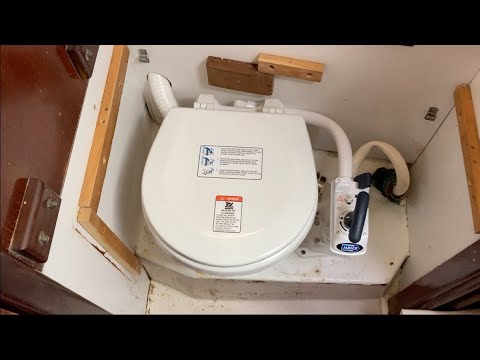 How To Install Jabsco Marine Toilet - Manual Pump (STT EP 8)