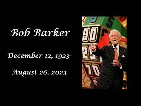 Bob Barker RIP 12/12/1923-08/26/2023