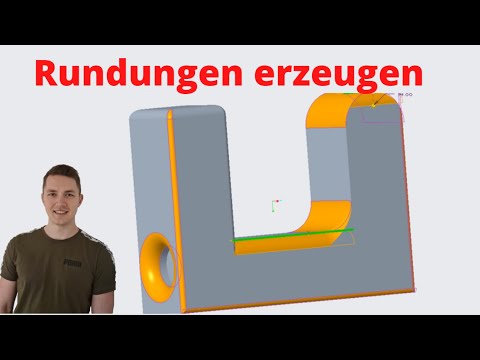 Creo Tutorial für Anfänger - Creo Rundungen erzeugen (Basics)