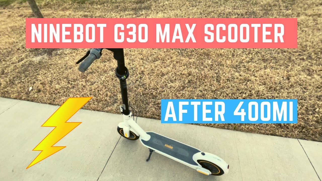 Ninebot MAX G30LP Electric Scooter (TESLA fast -- Review After 400 miles)