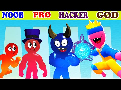 NOOBvsPROvsHACKERvsGOD in Blob N Giant Game vs Manga Run Game All Level Update Game - Part God