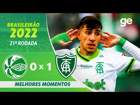 Gols e lances de Juventude-RS x América-MG