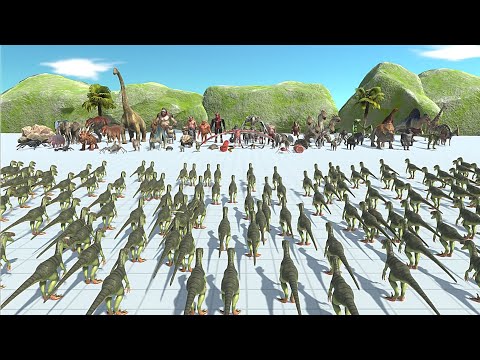 DEINONYCHUS VS FACTION with same price - Animal Revolt Battle Simulator