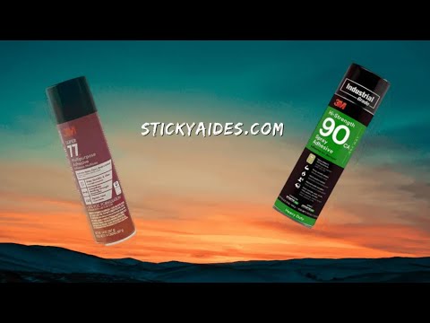 3M Spray Adhesive 90 Vs 77