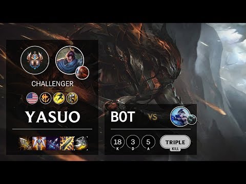 Yasuo Bot vs Ashe - NA Challenger Patch 10.4