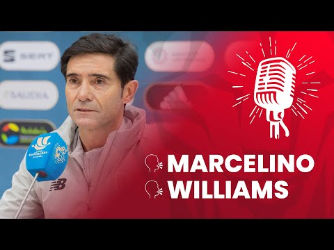 Imagen de portada del video 🎙️️ Marcelino eta Iñaki Williams I pre FC Barcelona – Athletic Club I Finala Supercopa 2020-21