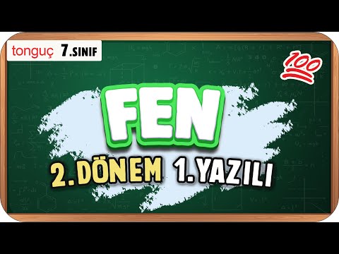 7.Sınıf Fen 2.Dönem 1.Yazılıya Hazırlık 📑 #2025