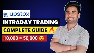 Intraday Trading for beginners Upstox | intraday trading live demo | Vishal Techzone