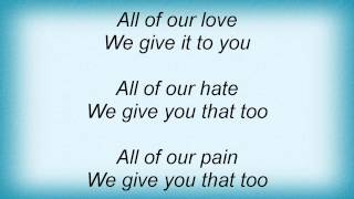 Coral - All Of Our Love Lyrics