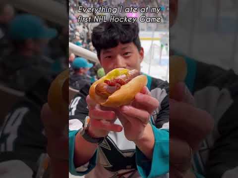 Everything I ate at my first NHL hockey game (San Jose Sharks)