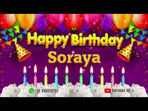 Soraya Happy birthday To You - Happy Birthday song name Soraya 🎁