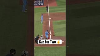 Kazuma Okamoto drives in two runs to start us off ???? #MLB #BlueJays