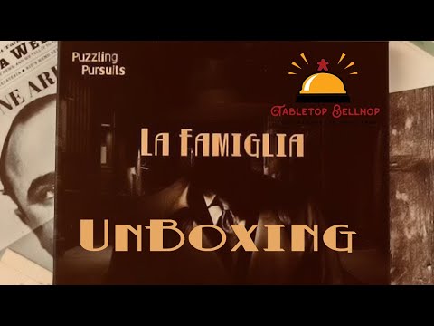 Puzzling Pursuits La Famiglia Unboxing, a spoiler free look at this Al Capone themed puzzle game.