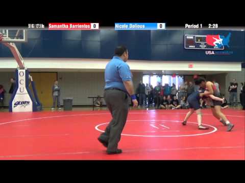 58 KG R1 - Samantha Barrientos (Bearcat) vs. Nicole Dalious (King)