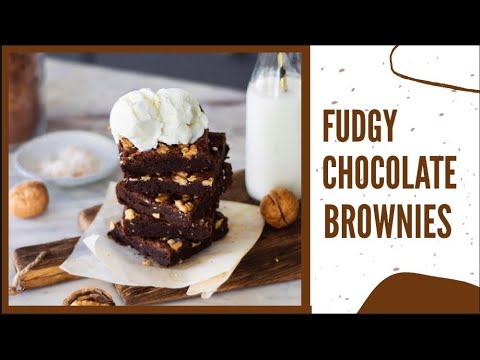 Best Ever Fudgy Chocolate Brownies ( with eggless option)! Bake with Shivesh