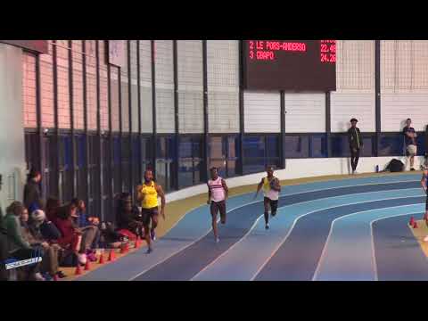 200m – Finale 7 – SEM – Championnat Regionaux 21/01/2018 – Eaubonne
