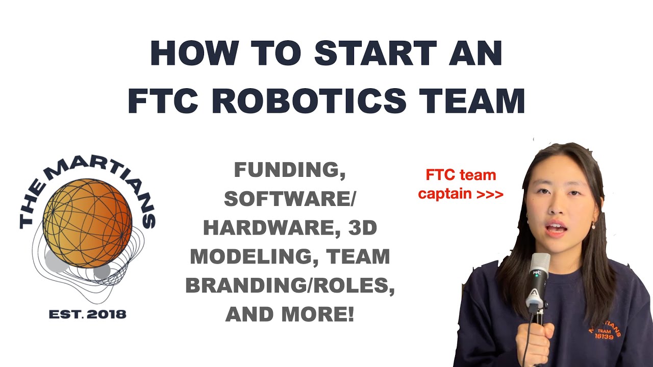 How to start an FTC team (advice from a team captain) | Martians Robotics