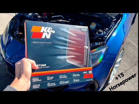 K&N Drop In Air Filter installed 2022 Toyota GR86 or Subaru BRZ