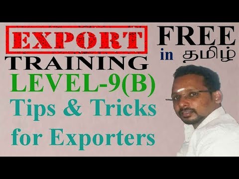 💯Tips & Tricks for Exporters business training in Tamil Video