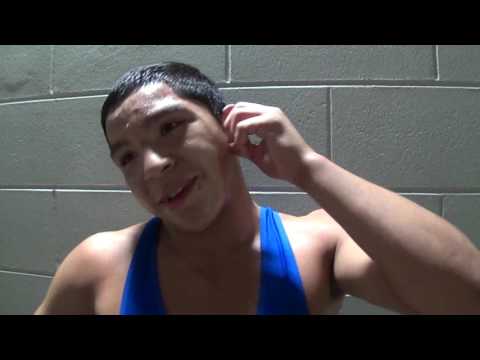 2017 Cadet Folkstyle Nationals champ at 152 pounds, Aaron Gandara