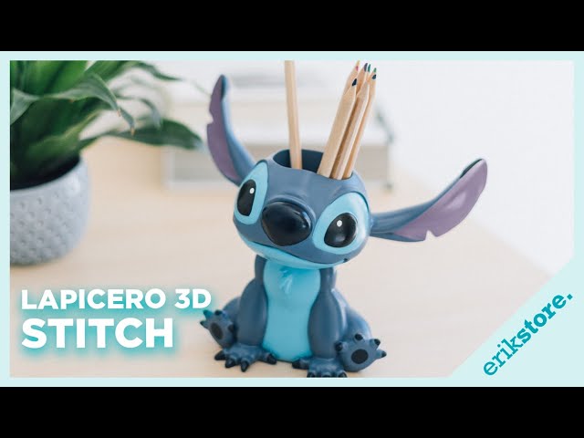 Vídeo relacionado con Grupo Erik Lapicero Disney Stitch - Portalápices escritorio 3D - Lapicero escritorio Stitch ideal accesorio papelería Disney - Producto con licencia oficial