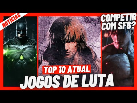 TOP 10 Jogos de Luta do momento / Mortal Kombat ou Injustice 3 / Tekken 8 x Street Fighter 6