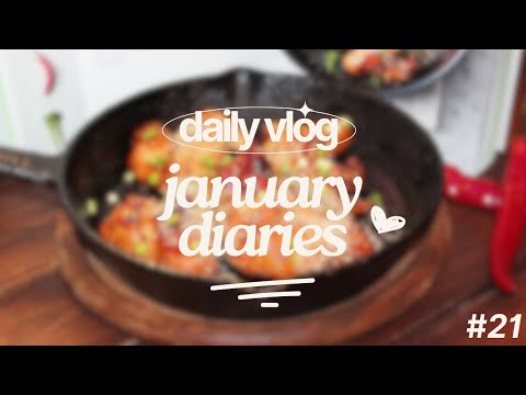 VLOGUARY #21 ⛅️ 🥘 ✔️ realistic daily vlogs - early morning, cooking a new recipe & achieving goals