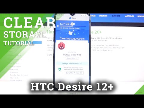 How to Clean Storage on HTC Desire 20+ - Speed Up HTC Device
