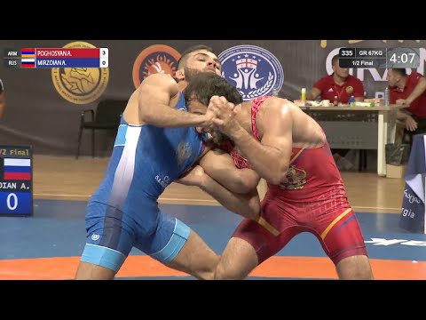 1/2 GR - 67 kg: A. POGHOSYAN (ARM) v. A. MIRZOIAN (RUS)