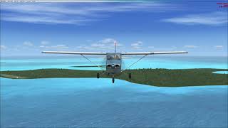 Flight Simulator X Praslin to Mahe Seychelles international Airport